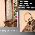 Miniatyrbild 4 av 5: Glitter Jul Lykta Jul Heminredning Brons