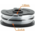 Miniatyrbilde 2 av 5: Pakke med 6 erstatningsspoler for LIDL Parkside PRTA 20-Li A1, B2, C3, PRT 550 A1, A3, PRT 300 A1-2 x 4 m 1,6 mm trådløs gresstrimmer