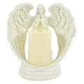 Miniatyrbillede 1 af 5: Engel Minde Salut Bøn Engel Statue Statue Lys