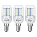 Pikkukuva 1 / 5: Led-maissilamppu, korkea kirkkaus 3000k/6500k E14 Cri 70+ välkkymätön keittiön valopolttimo - 3 kpl