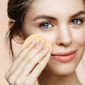 Miniatyrbilde 5 av 5: 12 stk runde sminke svamper med luftputepudderpuff, sminkepuff for foundation, concealer
