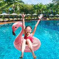 Miniatyrbilde 5 av 6: Svømme Ring Basseng Float Flamingo Form Oppblåsbar Basseng Float Form1