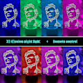 Miniatyrbillede 5 af 5: 3d Harry & Styles Natlampe Sove Lampe Til Børn Farveskiftende Edward Gave Gave Til Fans Soveværelse Dekoration Lys Led Arbejdsbordlampe A1