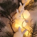 Miniatyrbild 3 av 5: Påskkanin LED-ljusslinga påskdekorationer