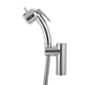 Miniatyrbillede 1 af 8: Håndholdt bidet-toiletspray i rustfrit stål, stofble