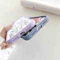 Miniatyrbilde 3 av 5: For 12 Mini Hole Skin Feel Plants Beskyttende Etui (lilla)