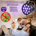 Miniatyrbilde 3 av 5: UV-lampe desinfiseringsmiddel for kjøkken, bad, stue, soverom, kjæledyrområde, ultrafiolett LED, bakteriedrepende desinfeksjonslys.