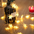 Miniatyrbilde 5 av 5: Varme hvite julelys, 3M, 30 LED-pærer, vanntett IP65 med solcellepanel, for utendørs bruk