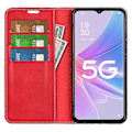 Pikkukuva 2 / 5: Oppo A58 5g:lle täydellinen suojakotelo PU-nahasta, magneettinen automaattinen imukyky, ihontuntuma, läppäkotelo, jalusta