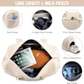Miniatyrbilde 3 av 5: Sportsbag for kvinner, weekender reisebag, sykehusbag fødsel, skoskuff