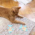 Miniatyrbild 5 av 5: 2-pack katt leksaker, kattungar, fisk leksaker, ljus papper för tuggning blå