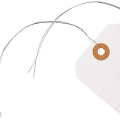 Miniatyrbild 5 av 6: Office Depot 4 3/4 tum trådbunden fraktetikett. x 2 3/8 tum,