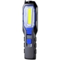 Miniatyrbillede 1 af 5: Genopladelig LED-mekanikerlampe COB-arbejdslys bærbar USB-genopladelig 2800mah batteri, LED-lommelygte med magnet, krog og opladningskabel 3 i 1