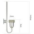 Miniatyrbilde 3 av 8: Akvarium CO2-diffusor 2 i 1 med integrert bobleteller L