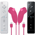 Miniatyrbild 2 av 7: Nunchuck-kontroller, 2-pack ersättning för videospel - Rosa