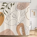 Pikkukuva 1 / 5: Suojakalvo 180x200cm boheemi vedenpitävä suihkuverho