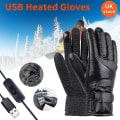 Miniatyrbild 2 av 5: Elektriska USB-uppvärmda handskar värmare handrechargeable utomhus motorcykelvantar