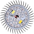 Pikkukuva 4 / 5: 18W LED-kasvilamppu, täyden spektrin kasvivalo sisäkasveille (E27)