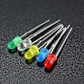 Miniatyrbillede 4 af 5: 500 stk. 3mm LED-lys Hvid Gul Rød Blå Grøn DIY Diode Assorteret