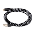 Miniatyrbild 8 av 8: USB-mikrofonkabel, USB till XLR-hona, 3-stiftskabel för