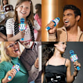 Miniatyrbillede 6 af 6: Karaoke Macing, LED trådløs Bluetooth med højttalere synge