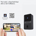 Miniatyrbillede 4 af 5: Trådløs Videodørklokke med 1080P High Definition Intelligent Visuel Overvågning