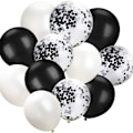 Miniatyrbild 1 av 7: Ballongset, 12-tums ballong metall latex ballong färgglad