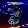 Miniatyrbild 3 av 5: Bluetooth-headset Trådlöst headset Rörelsebrusreducering Spel Stereo Intelligent Cnc-headset Öronproppar Lämpliga för Huawei.
