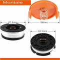 Miniatyrbillede 2 af 5: Nylon Line Spool Reservedele Sort og Decker AF-100 Kanttrimmer (Linelængde 9,1m Diameter: 1,65mm) (Black & Decker AF-100, 4 stk.)