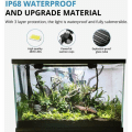 Miniatyrbillede 4 af 5: LED-akvarielampe med timerfunktion, nedsænkelig hvidt og blåt lys, justerbar belysning til akvarium, 4W, 230 LM