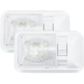 Miniatyrbilde 1 av 5: 12V LED RV Taklampe 280 LM, Taklampe Innendørsbelysning for Tilhenger, Bobil med Bryter (Pakke med 2) 1