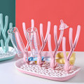 Miniatyrbillede 5 af 5: Tørrestativ til babyflasker | Drikkekopper til småbørn, Børneservice Pink