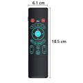 Miniatyrbillede 5 af 8: 2,4 GHz Air Mouse Fjernbetjening/Mini Tastatur Trådløs med Touchpad og LED