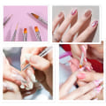 Miniatyrbild 4 av 5: Set med 5 nagelborstar, akryl, 23,5 cm, lila