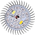 Pikkukuva 4 / 5: 18W LED-kasvilamppu, täyden spektrin kasvivalo sisäkasveille (E27).