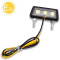 Miniatyrbild 1 av 5: Universell LED-skyltbelysning för motorcykel 12V Mini Micro Skyltbelysning Motorcykelbelysning
