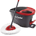 Pikkukuva 3 / 5: 3 kpl Vileda O-cedar -moppipäiden täyttöpakkaus Mikrokuitu Spin Mop 360