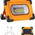 Miniatyrbillede 1 af 5: Genopladelig LED-disk 60W 3000 lumen arbejdslampe