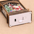 Miniatyrbild 3 av 5: Glitter Jul Lykta Jul Heminredning Brons