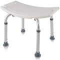 Miniatyrbilde 1 av 5: Dusjkrakk dusjstol 38-53cm høydejusterbar dusjkrakk sklisikker badestol dusjhjelp aluminium og plast dusjstol for eldre