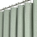 Pikkukuva 1 / 5: Suihkuverho 180 x 210 cm, ylimääräisen pitkä salvianvihreä - kestävästä materiaalista valmistettu suihkuverhosetti