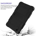 Miniatyrbillede 5 af 5: Til Samsung Galaxy Tab A7 Lite 8,7-tommer Dual Color Silikon + Pc Tablet Etui Kickstand Stødsikkert Beskyttende Cover