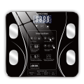 Miniatyrbillede 1 af 5: Kropsanalysevægt Elektronisk vægt LCD Digital 180KG, Sort