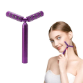 Miniatyrbillede 2 af 6: Ansigtsmassagerulle, Germanium ansigt Y-type rulle massager ansigtsmassager rynke