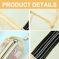 Miniatyrbillede 3 af 5: Mesh kosmetik taske, rejseartikler, toilettaske, lavet af nylon fortykket mesh