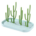 Miniatyrbilde 1 av 5: Plassbesparende benkeplate for tørkestativ til babyflasker, babygrønn