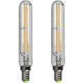 Pikkukuva 1 / 5: 2-pakkaus 4w T20 LED-lamppu E14 Edison Pieni kanta Lämmin valkoinen 2700k
