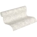 Miniatyrbillede 3 af 4: Barok tapet Let struktureret non-woven tapet i en mat hvid og grå barokstil