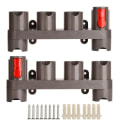 Miniatyrbilde 1 av 6: Pakke med 2 veggmonterte tilbehørsstativer for Dyson V7 V8 V10 V11 V15 støvsugertilbehør, D