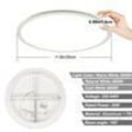 Miniatyrbilde 5 av 6: 24W LED taklampe dimmbar 3000K/4000K/6000K varm hvit kald hvit Ø30cm